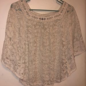 Lace Flowy Shirt